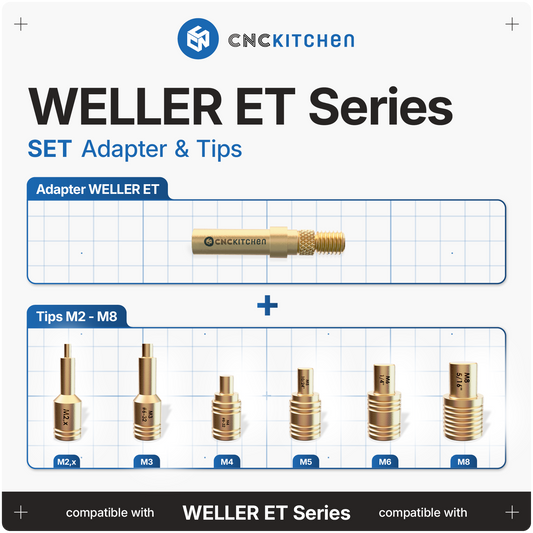 Installation Tips SET compatible with Weller ET