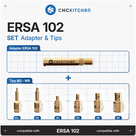 Installation Tips SET compatible with  ERSA tip series 102