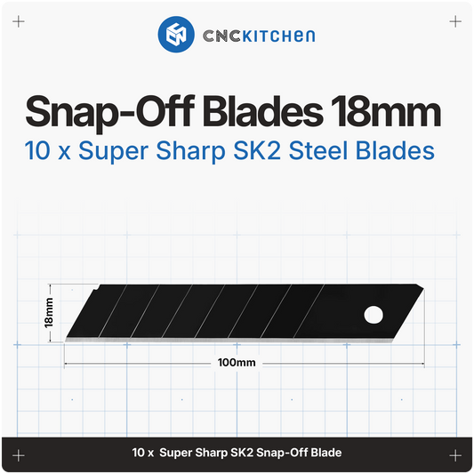 Snap-Off Blades 18mm, 10 pieces