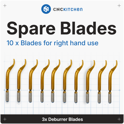 Titanium-Coated High End Deburrer Blades