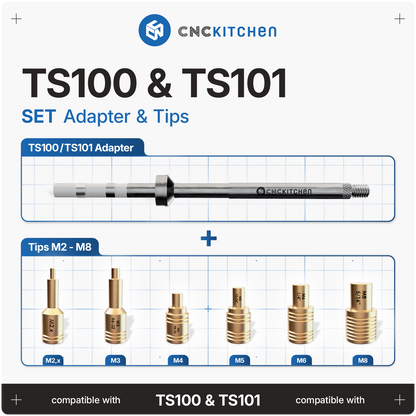 Einschmelzhilfen SET für TS100