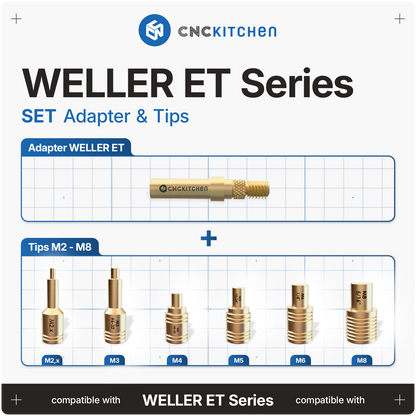 Einschmelzhilfen SET für Weller ET 