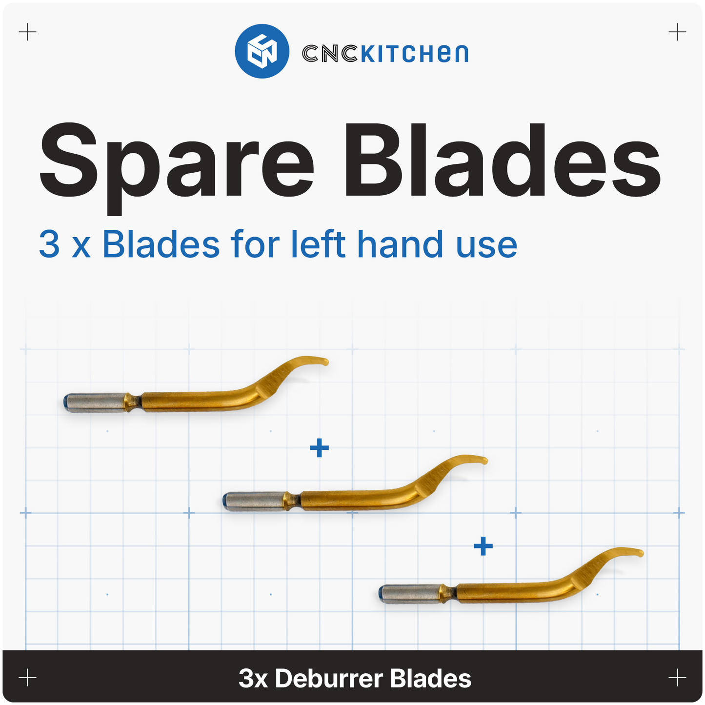 Titanium-Coated High End Deburrer Blades