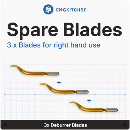 Titanium-Coated High End Deburrer Blades