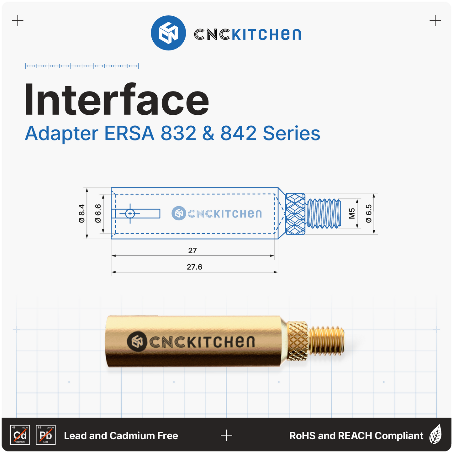Einschmelzhilfen SET + Adapter für Ersa Series 832 & 842