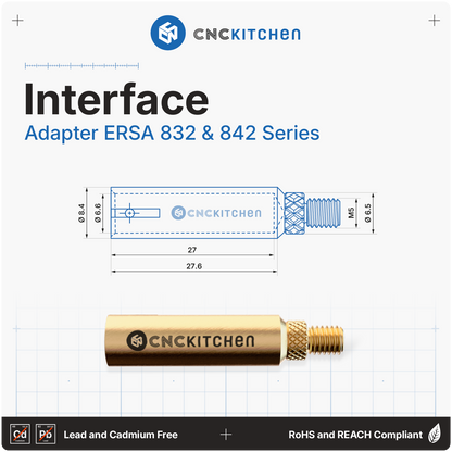 Einschmelzhilfen SET + Adapter für Ersa Series 832 & 842