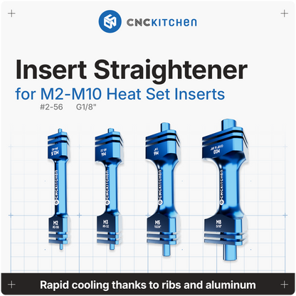 Insert Straightener M2 to M10 (#2-56 to G1/8")