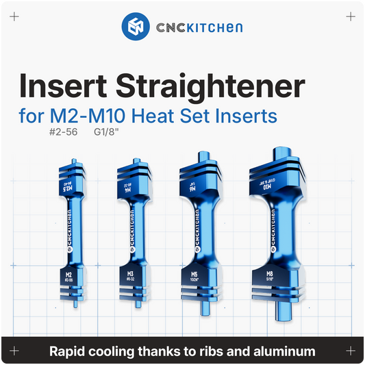 Insert Straightener M2 to M10 (#2-56 to G1/8")