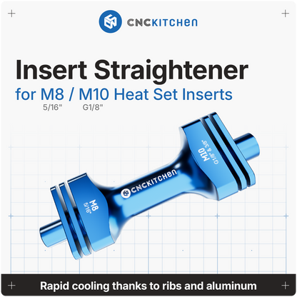 Insert Straightener M2 to M10 (#2-56 to G1/8")
