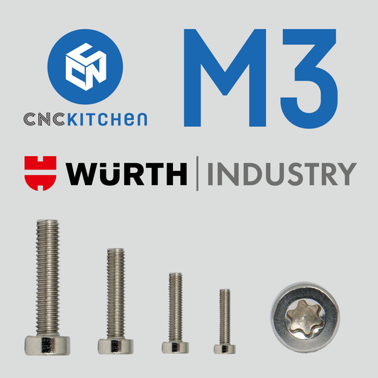 M3 Screw, TX10, stainless steel AISI 304,  low head