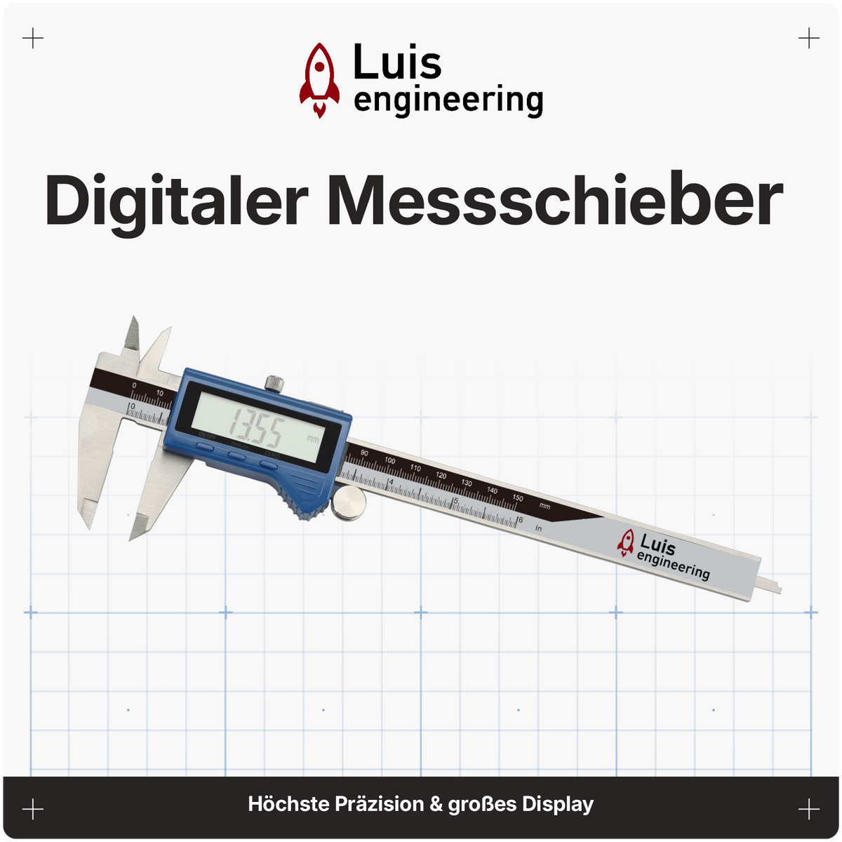 Luisengineering Digital Caliper - 150mm