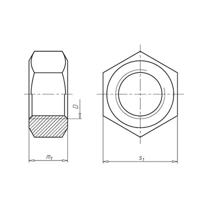 Nuts, DIN934