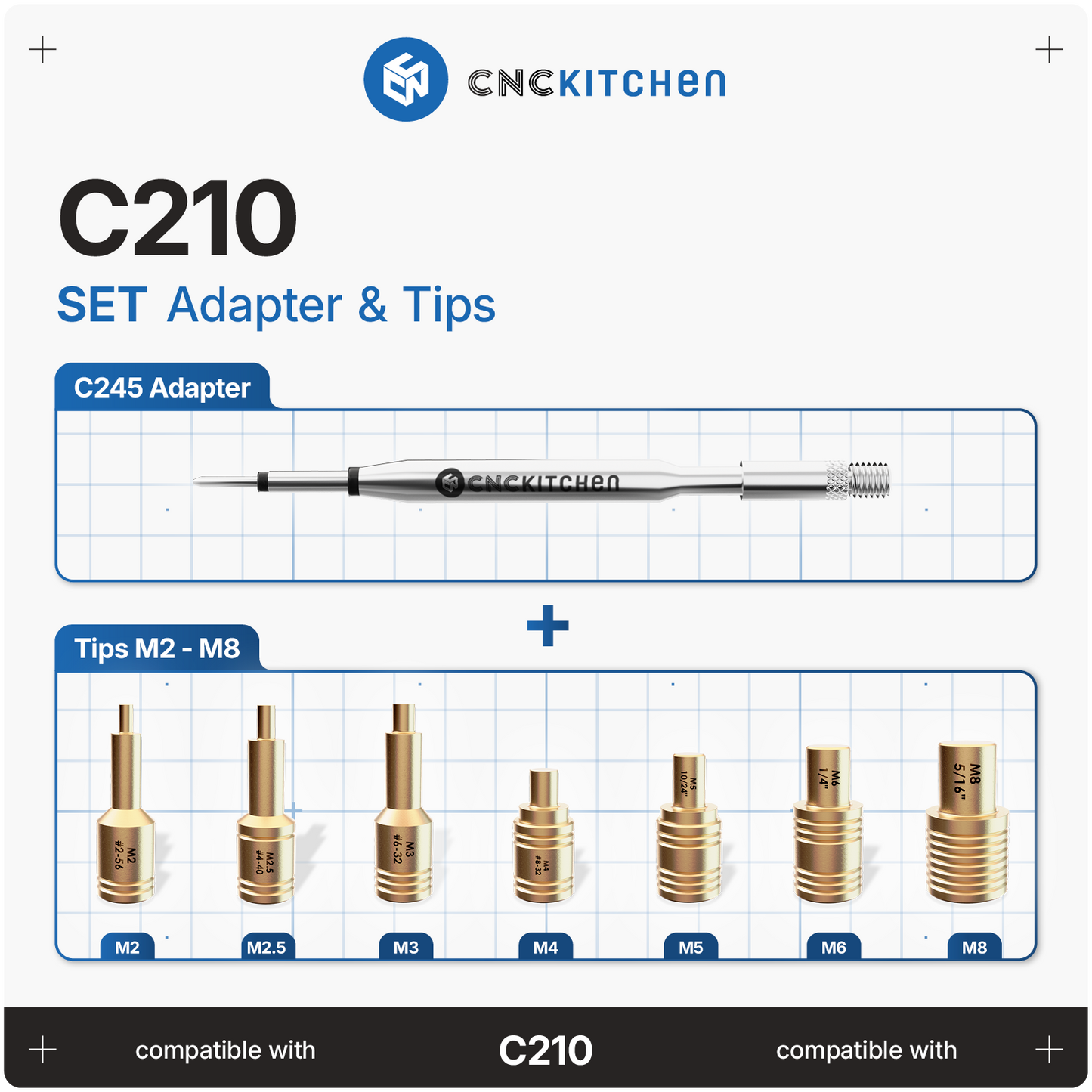 C210 M5 Adapter & Tips SET