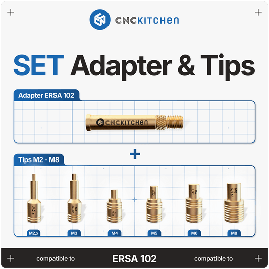 Soldering Tips SET compatible with  ERSA tip series 102