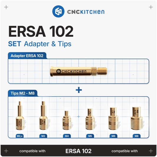 Soldering Tips SET compatible with  ERSA tip series 102