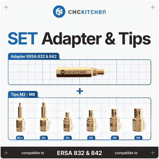 Einschmelzhilfen SET für Ersa Series 832 & 842