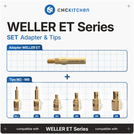 Soldering Tips SET compatible with Weller ET