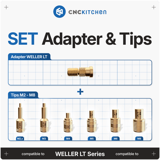 Einschmelzhilfen SET für Weller LT 