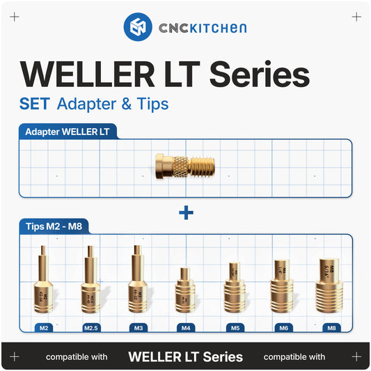Installation Tips SET compatible with Weller LT