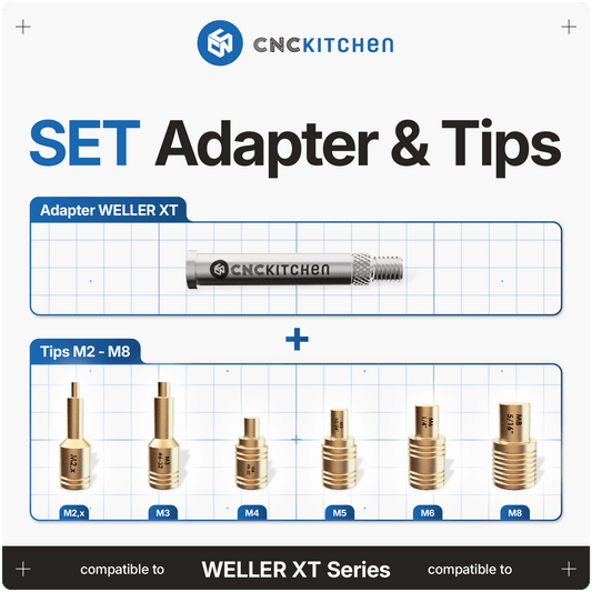 Einschmelzhilfen SET für Weller XT 