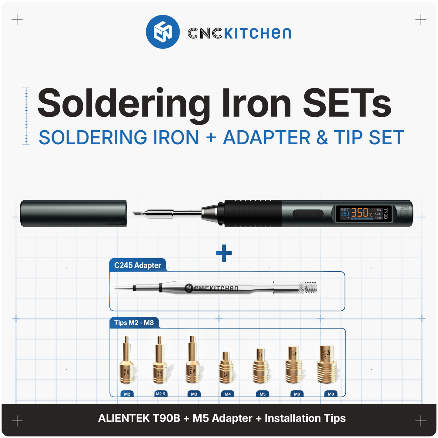 USB-C Smart Soldering Iron SETs