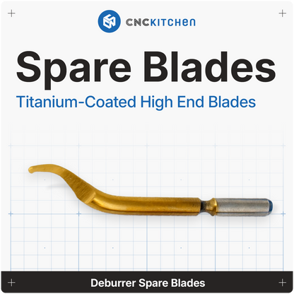Titanium-Coated High End Deburrer Blades