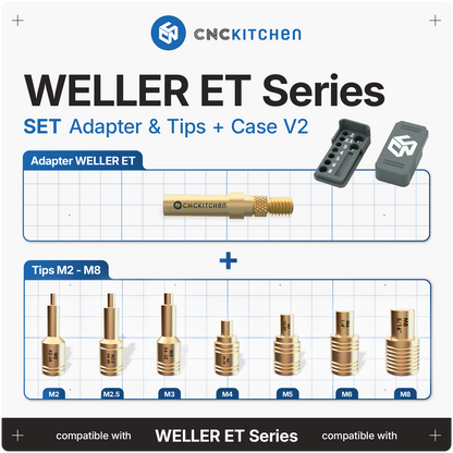 Installation Tips SET compatible with Weller ET